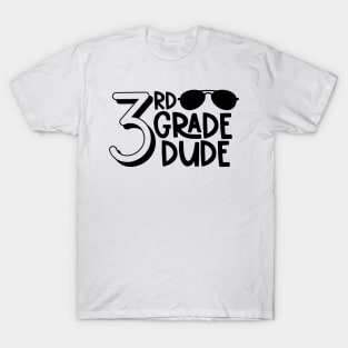 3rd Grade Dude Funny Boys Back to School T-Shirt